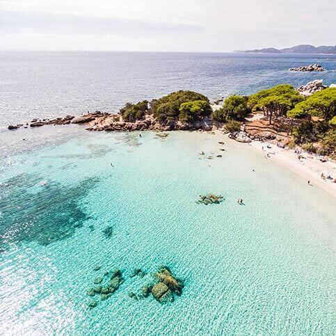 plage de palombaggia corse